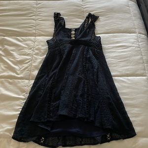 Black lace summer dress